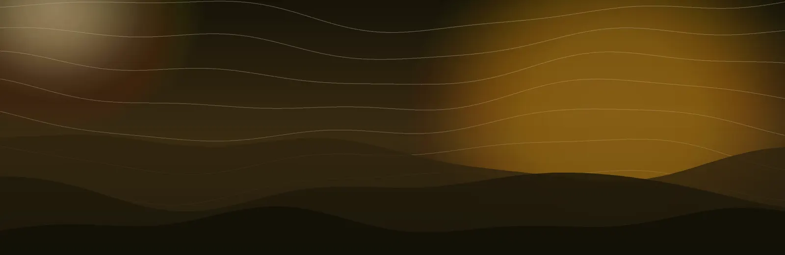 Composição gráfica que representa o ambiente de desertos e áreas áridas.